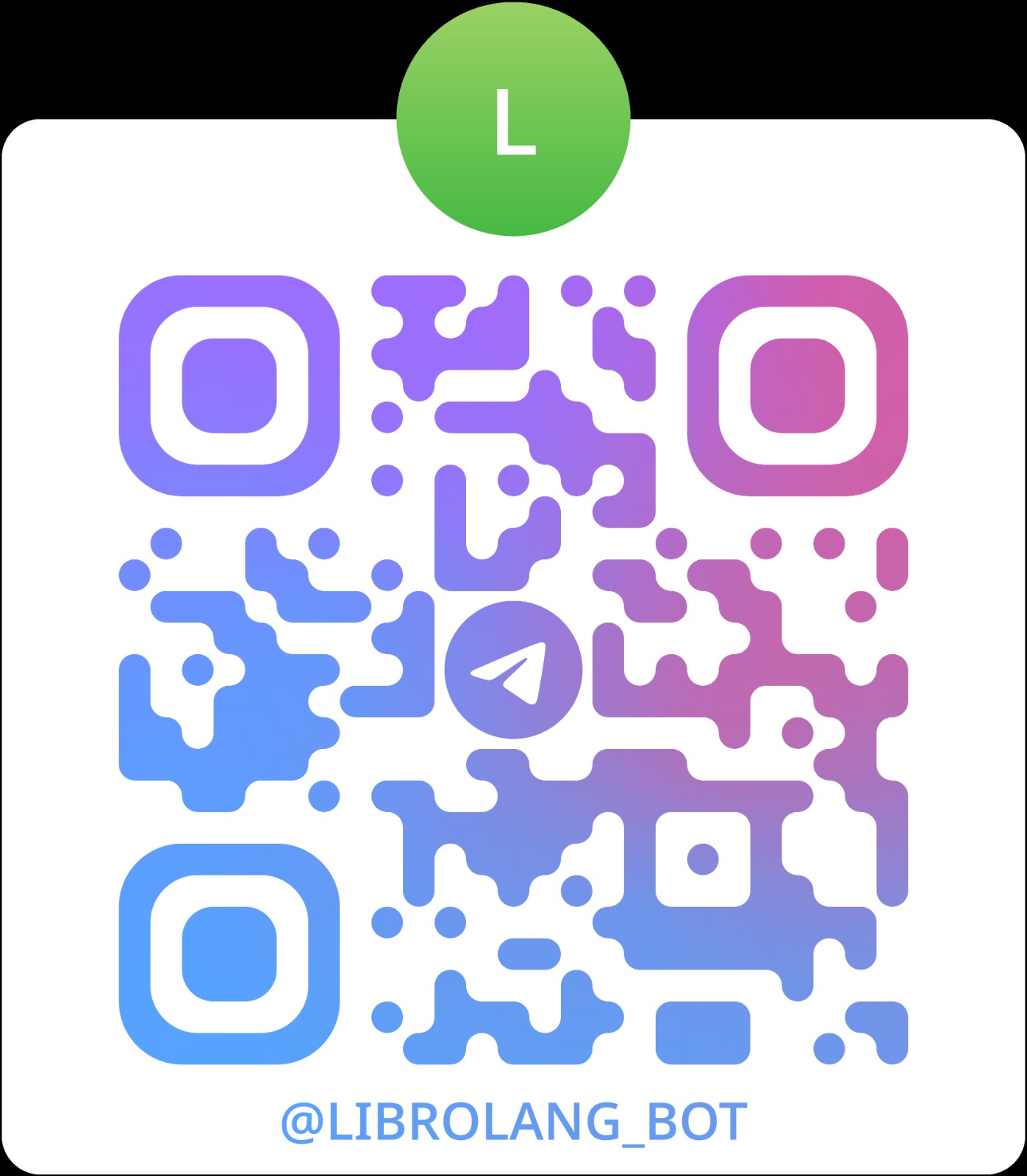 LibroLang Telegram Bot QR Code